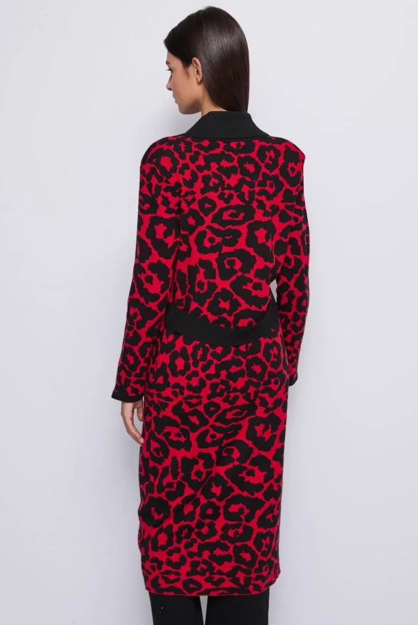 abrigo cardigan estampado print denny rose