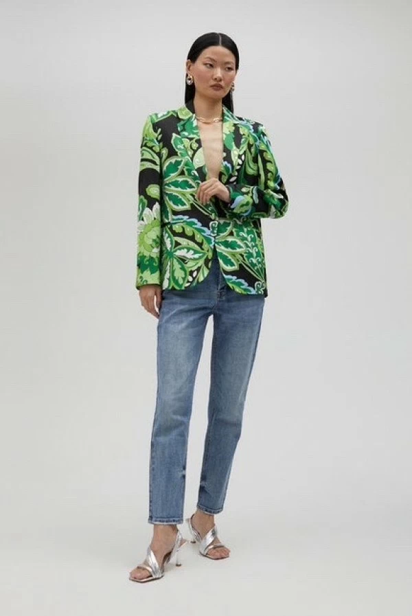 americana fluida de estampado paisley Lola Casademunt