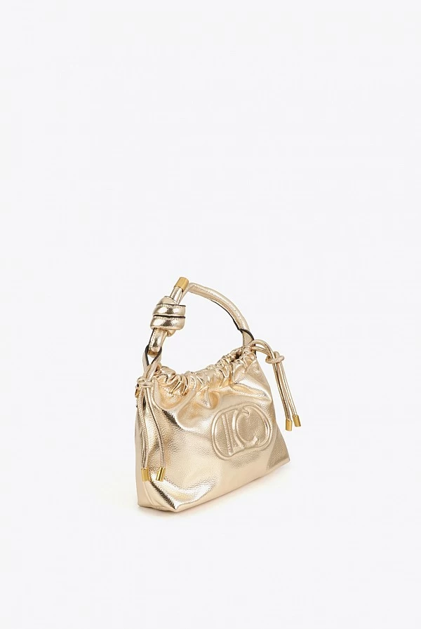 Bandolera Bombonera Dorada con Cadena