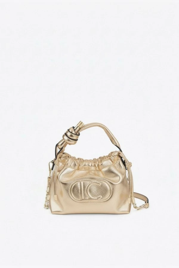 Bandolera Bombonera Dorada con Cadena