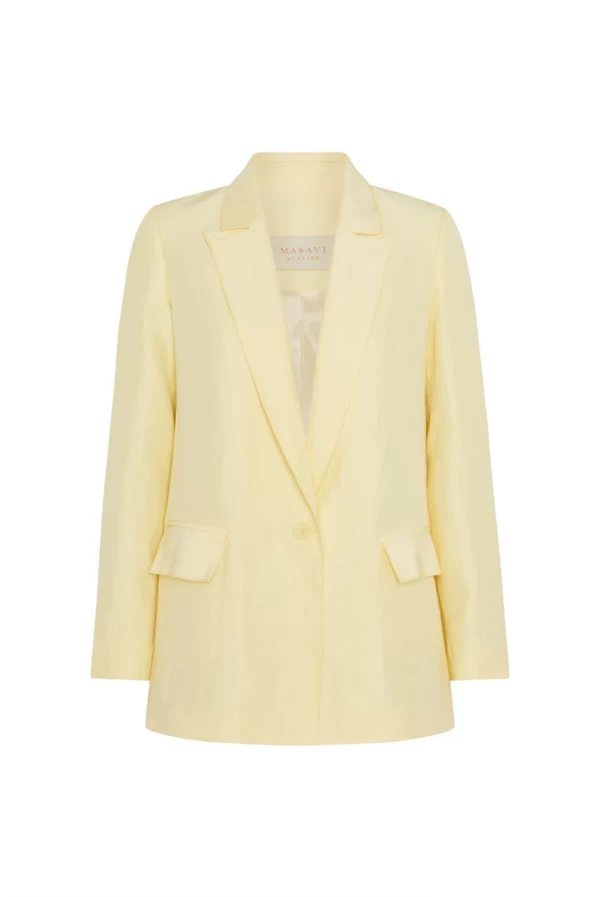 Blazer Recta Amarillo Vainilla de Masavi