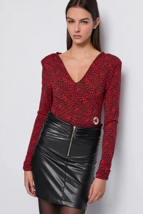 body estampado animal print denny rose