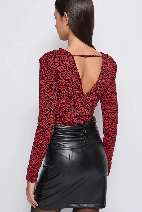 body estampado animal print denny rose