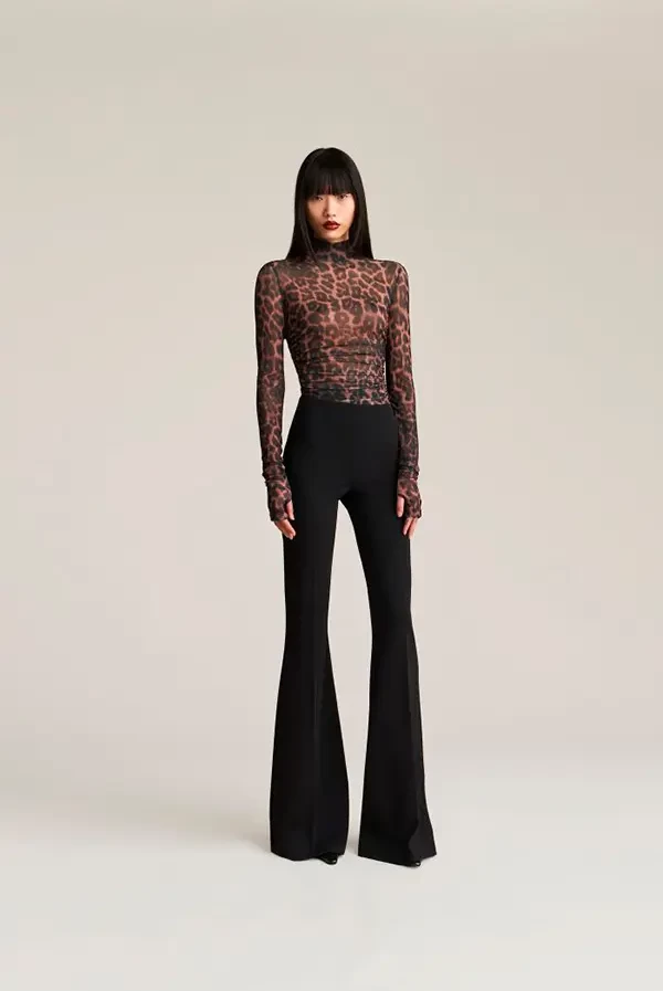 Body Judy de Aniye By en estampado animal con cuello alto