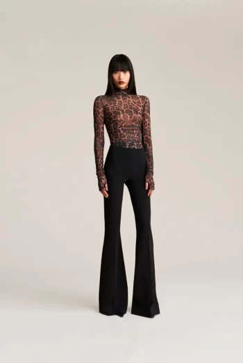 Body Judy de Aniye By en estampado animal con cuello alto Body Judy de Aniye By en estampado animal con cuello alto