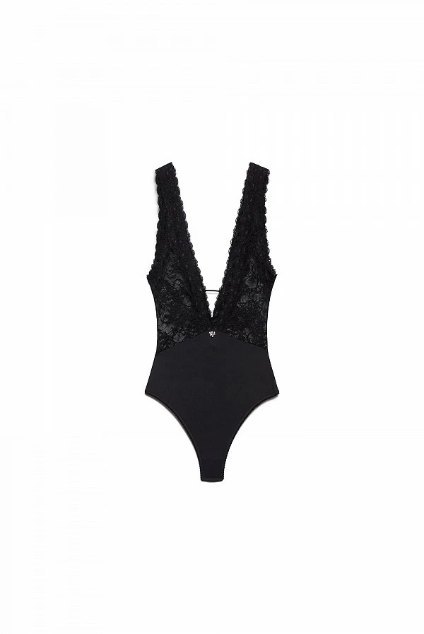 body negro encaje odette aniye by