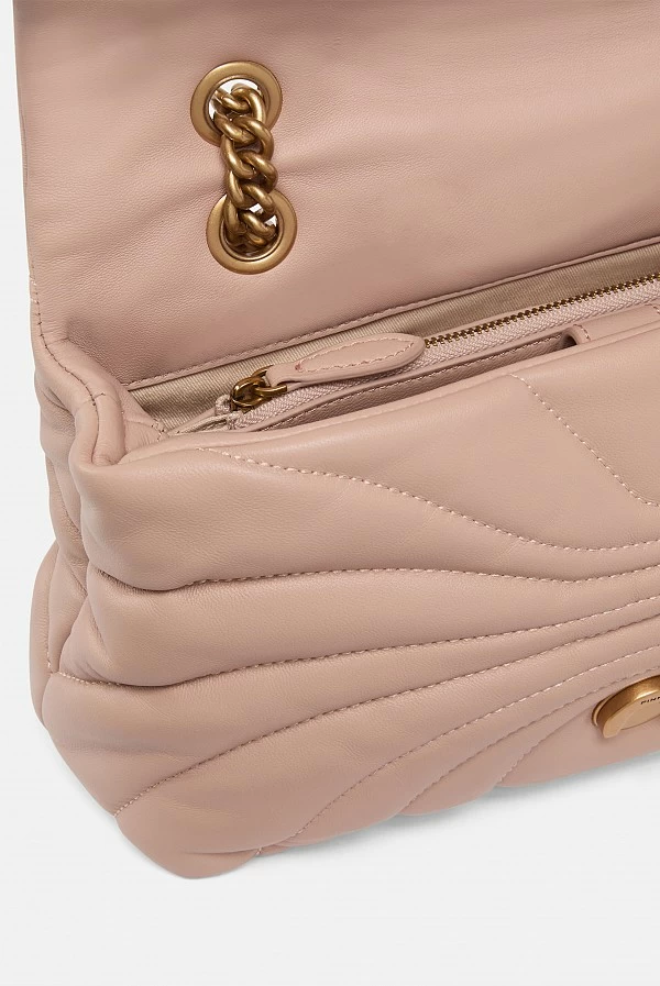Bolso bandolera grande Love Bag Puff acolchado mariposa