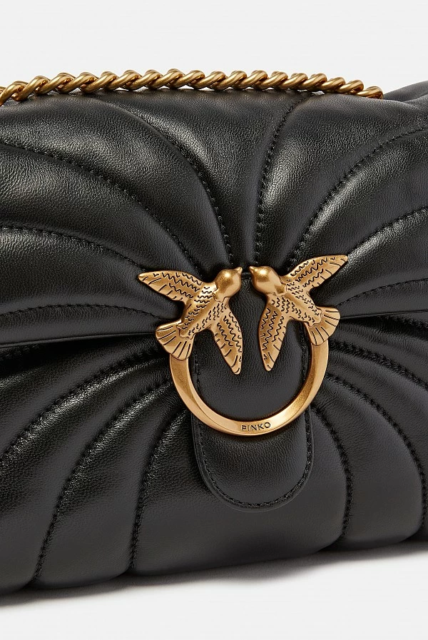 Bolso bandolera grande Love Bag Puff acolchado mariposa