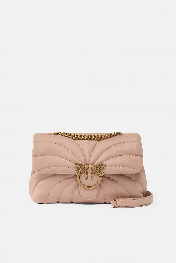 Bolso bandolera grande Love Bag Puff acolchado mariposa
