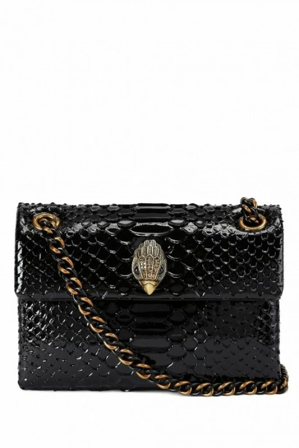 Bolso de Hombro Kensington Mini Serpiente – Kurt Geiger London Bolso de Hombro Kensington Mini Serpiente – Kurt Geiger London