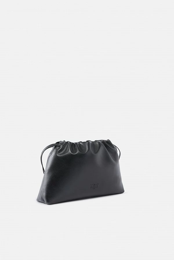 Bolso de hombro pequeño de piel con cordón ajustable - Pinko