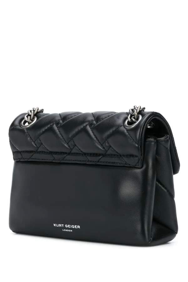 Bolso de Hombro Shoreditch Negro – Kurt Geiger London