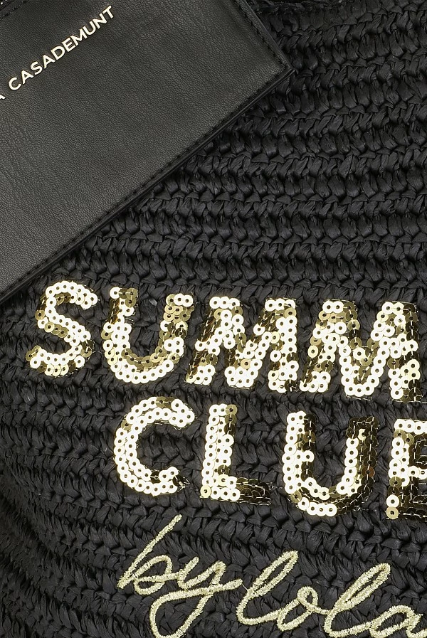 Bolso Desestructurado de Rafia Summer Club