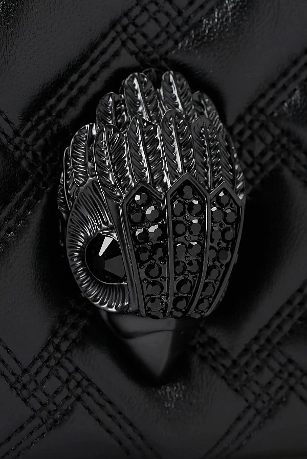 Bolso Kurt Geiger Kensington negro con cadena