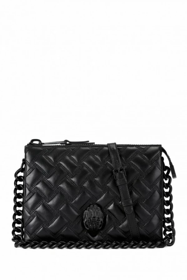 Bolso Kurt Geiger Kensington negro con cadena