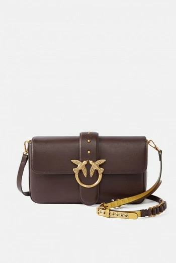 Bolso Love One Classic Slouchy de piel suave con charms – Pinko