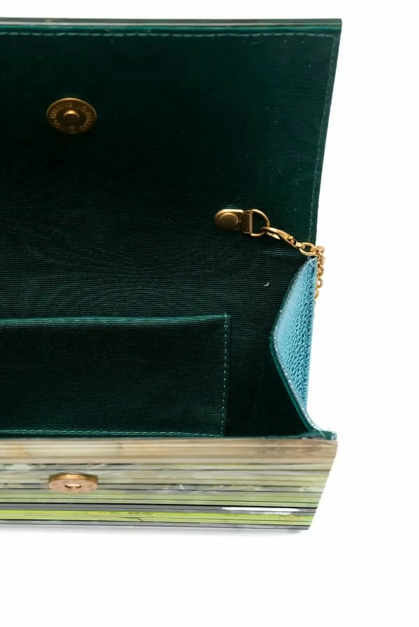bolso mano verde kurt geiger
