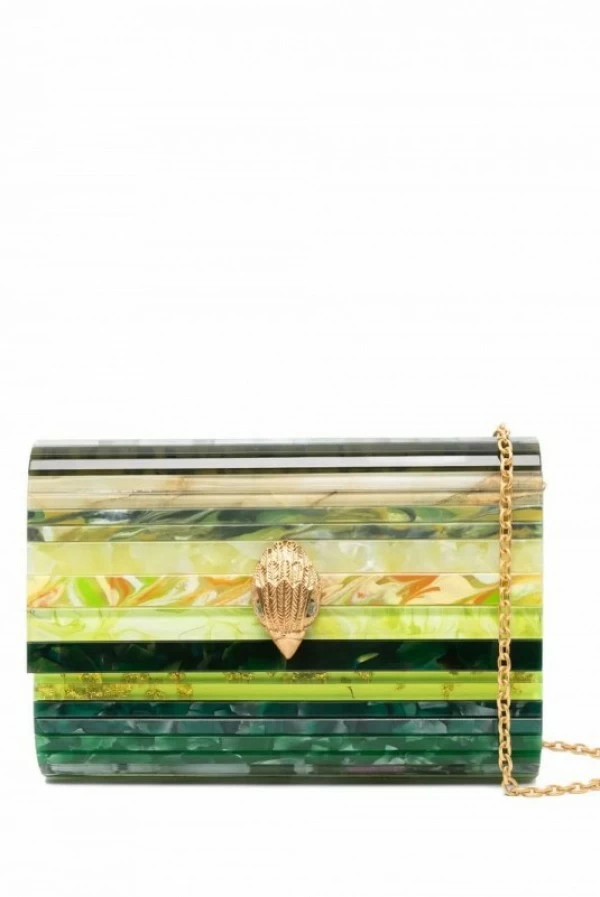 bolso mano verde kurt geiger