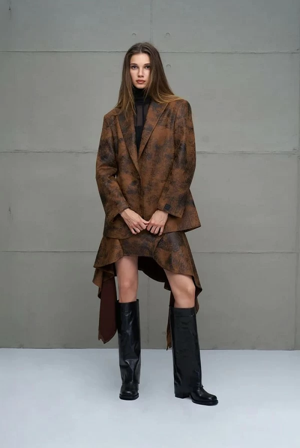 botas cuero negro tacon grueso pegaso vdr