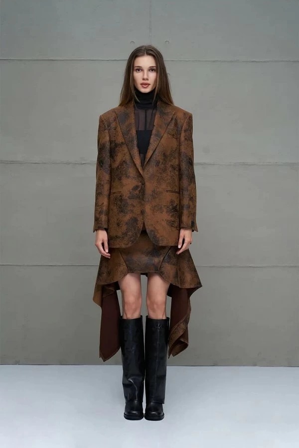 botas cuero negro tacon grueso pegaso vdr