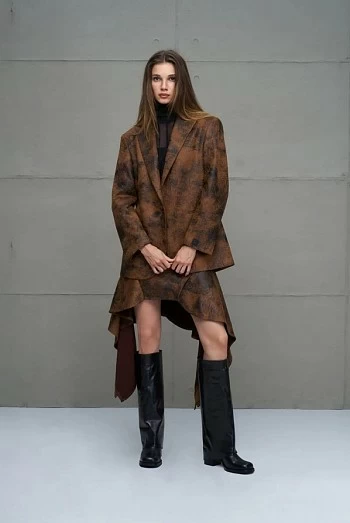 botas cuero negro tacon grueso pegaso vdr