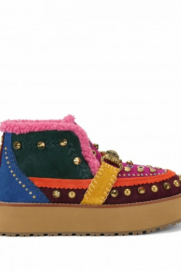 Botas Kurt Geiger London Mansion en ante con cristales y plataforma