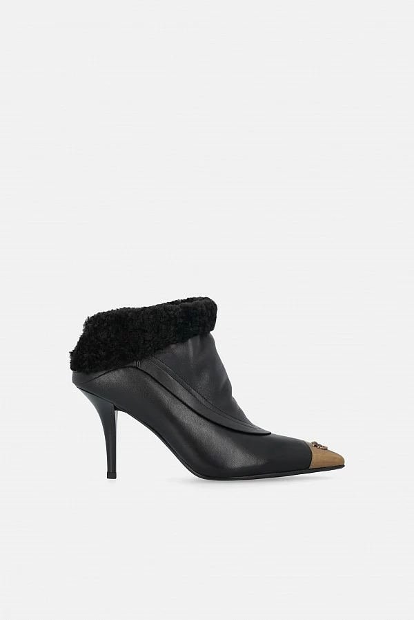 botín lucy punta dorada pinko botín lucy punta dorada pinko