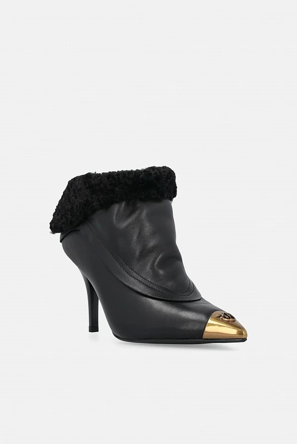 botín lucy punta dorada pinko botín lucy punta dorada pinko