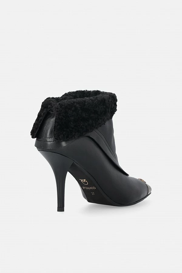 botín lucy punta dorada pinko botín lucy punta dorada pinko