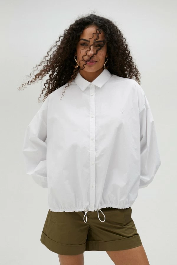 Camisa de Popelín con Goma Ajustable Lola Casademunt