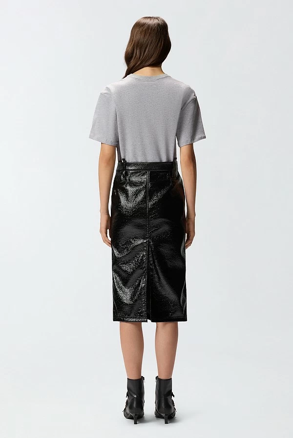 Camiseta jaspeada estampada pinko