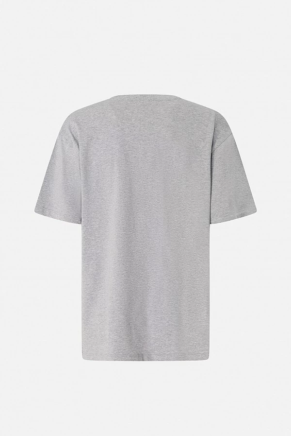 Camiseta jaspeada estampada pinko