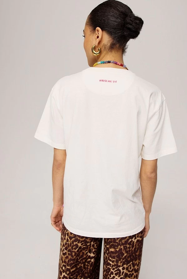 Camiseta Lesoleil Ecru