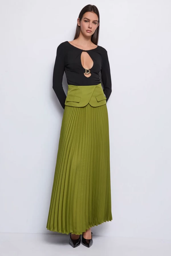 camiseta negra con logo denny rose
