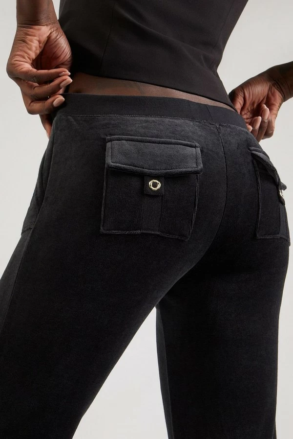 chandal dos piezas terciopelo negro juicy couture