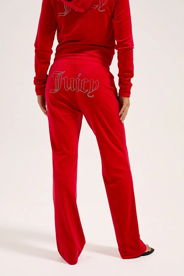 chandal dos piezas terciopelo rojo juicy couture