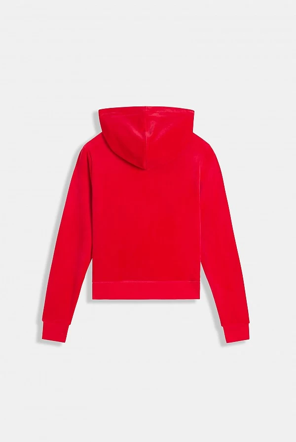 chandal dos piezas terciopelo rojo juicy couture