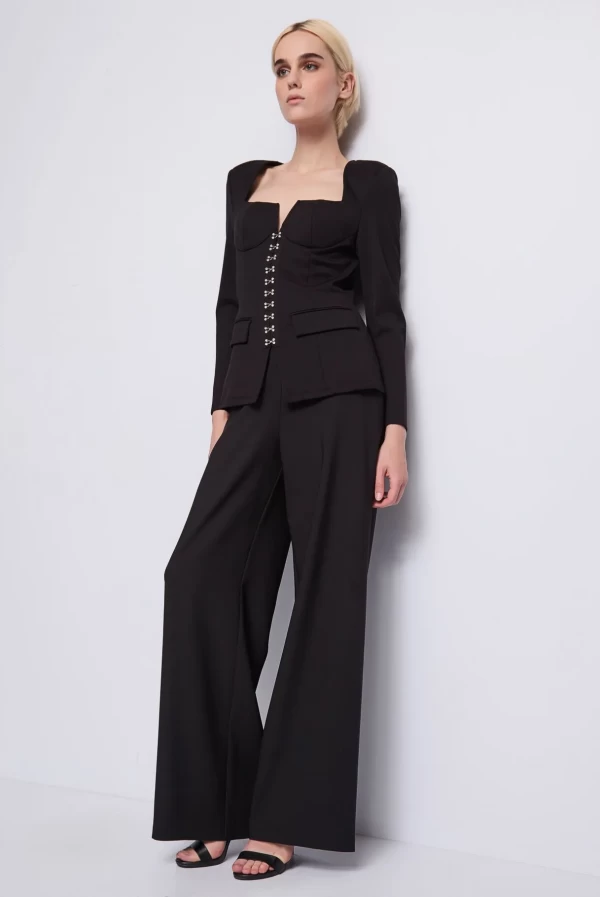 chaqueta corset negro denny rose