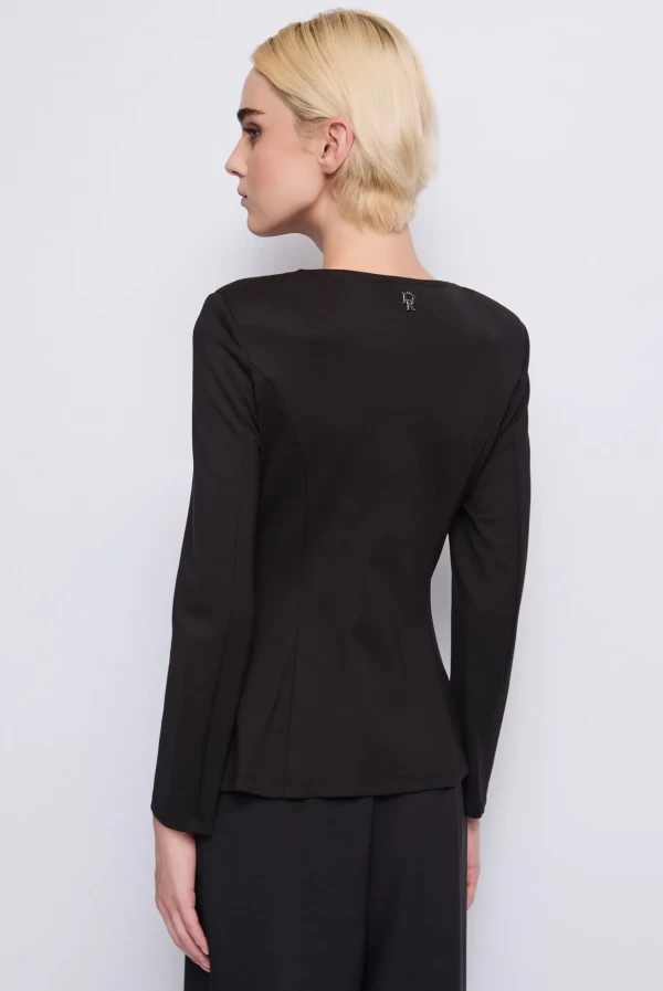 chaqueta corset negro denny rose