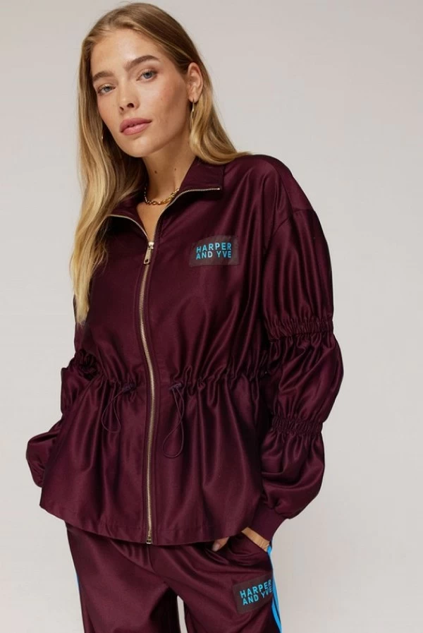 Chaqueta corta Gina  color chocolate – Mujer harper and yve