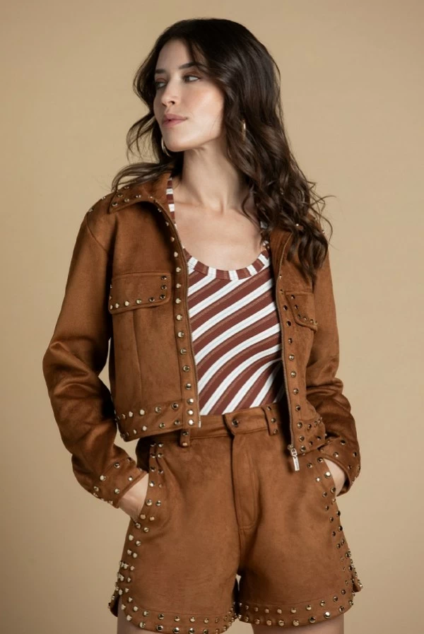 Chaqueta de mujer efecto ante Sahoco