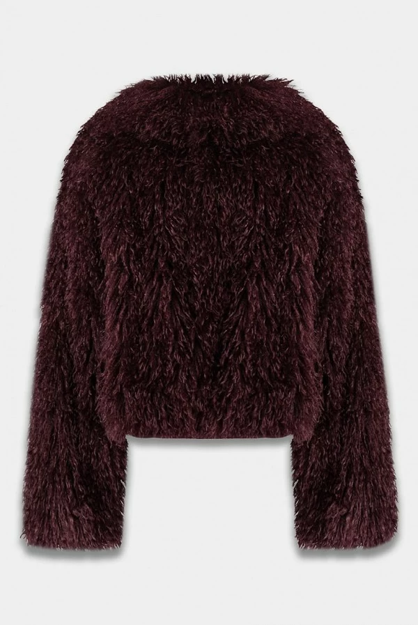 Chaqueta maxi Stacy en tono marrón oscuro – harper and yve