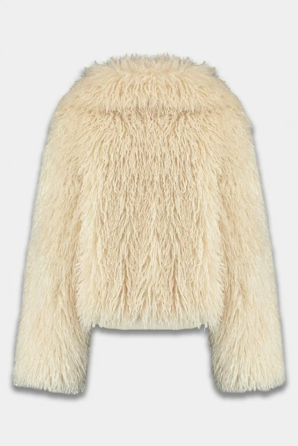 chaqueton corto pelo sintetico harper and yve