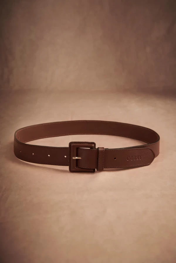 CINTURON RENATA BASICO MARRON