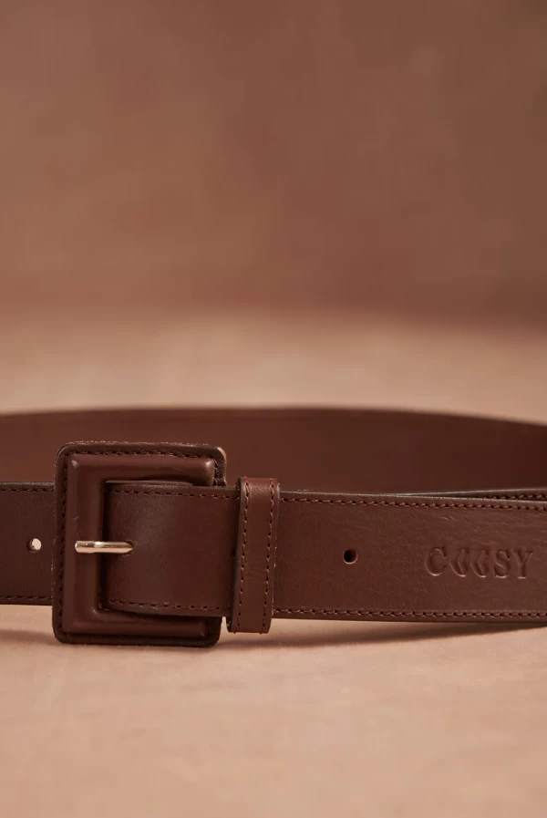 CINTURON RENATA BASICO MARRON