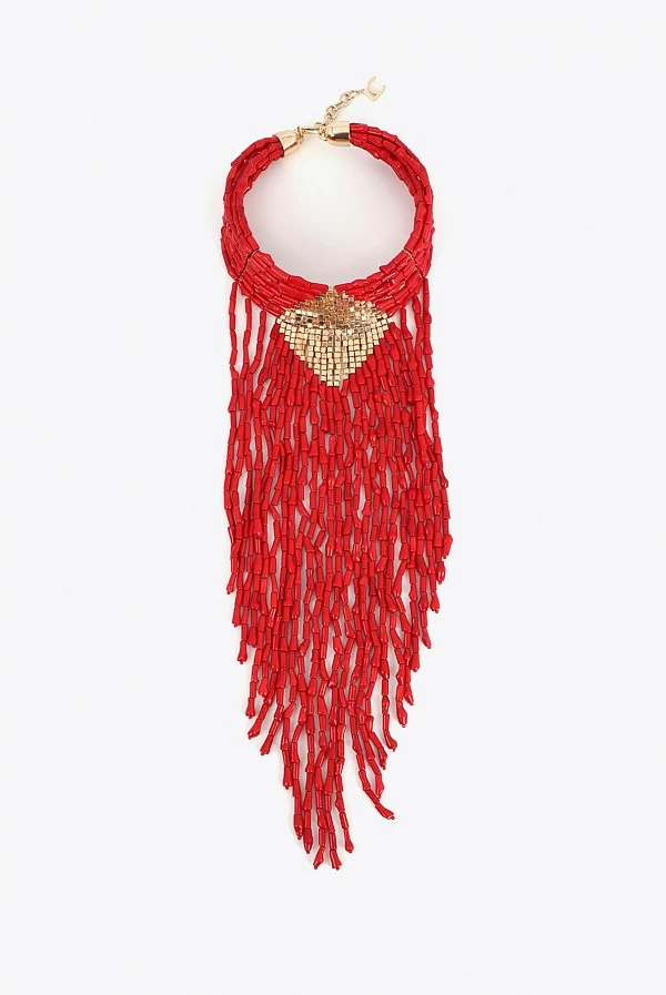 Collar Cascada de Cuentas Coral Lola Casademunt