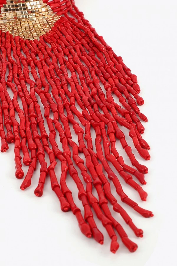 Collar Cascada de Cuentas Coral Lola Casademunt