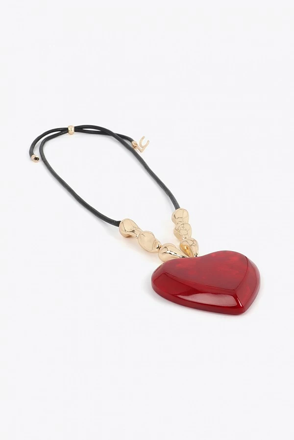 Collar LOLA CASADEMUNT largo colgante corazón