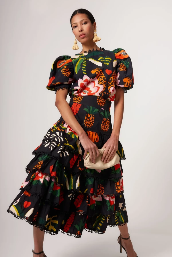 Conjunto NILO Top y Falda Estampado Tropical – Coosy