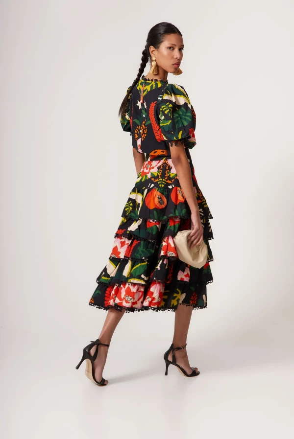 Conjunto NILO Top y Falda Estampado Tropical – Coosy